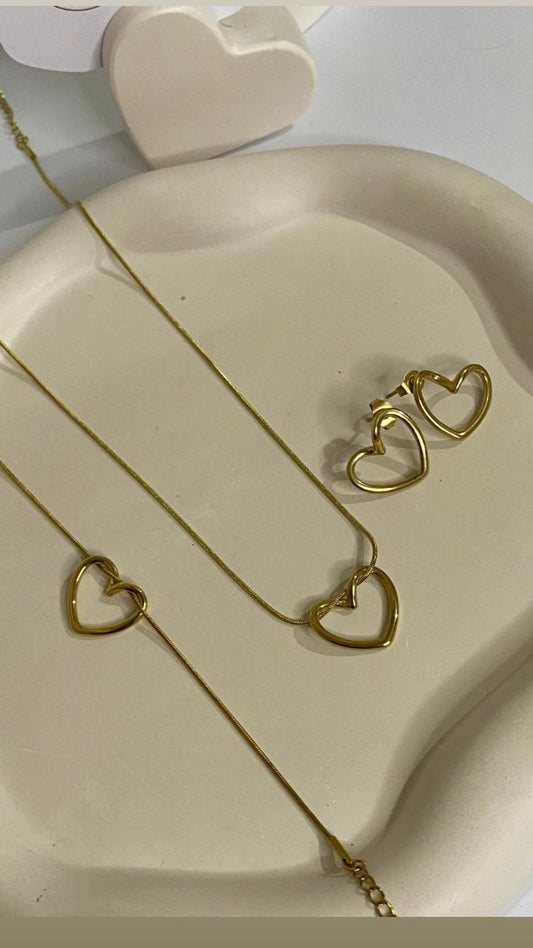 Love Heart Jewelry Set