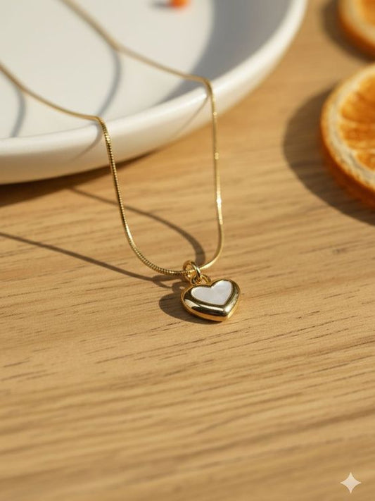 Sweet Heart Gold Necklace