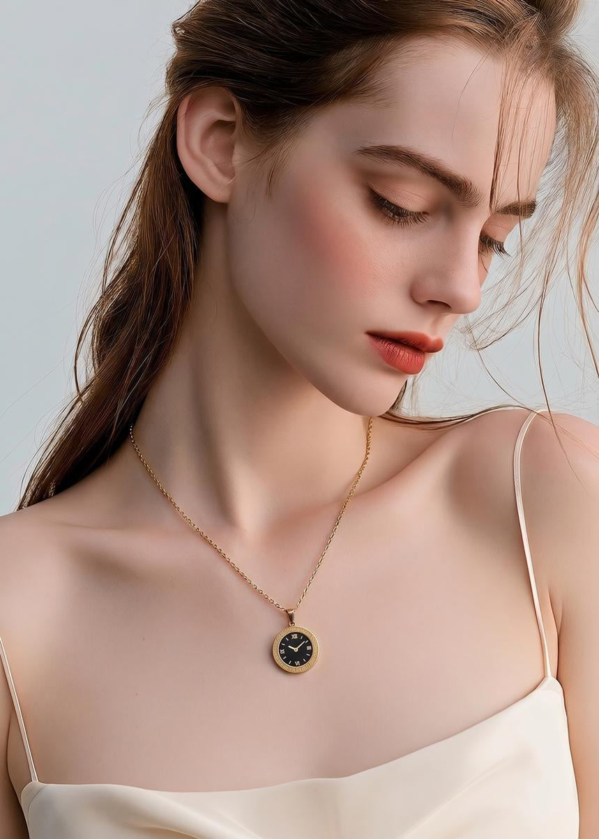Elegant Vintage Watch Necklace