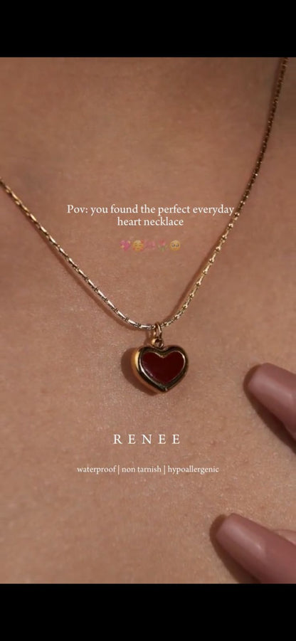 Sweet Heart Gold Necklace